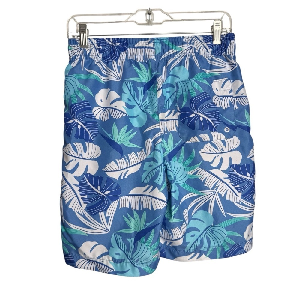 4/$25 The Children’s Place Boys Swim Trunks Size XXL 16 Blue Tropical Vacation - Picture 3 of 8